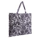 Zipper Large Tote Bag 