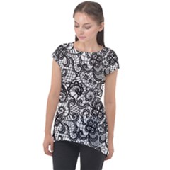 Cap Sleeve High Low Top 
