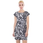 Encaje Cap Sleeve Bodycon Dress