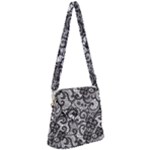 Encaje Zipper Messenger Bag