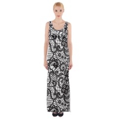 Thigh Split Maxi Dress 