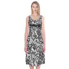 Encaje Midi Sleeveless Dress from ArtsNow.com