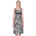Encaje Midi Sleeveless Dress