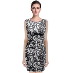 Classic Sleeveless Midi Dress 