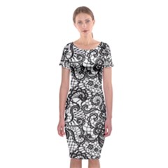 Classic Short Sleeve Midi Dress Front