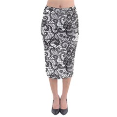 Midi Pencil Skirt 