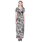 Encaje Short Sleeve Maxi Dress