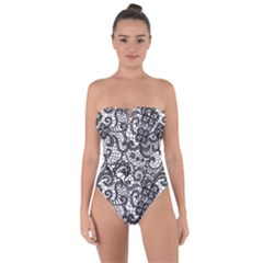 Tie Back One Piece Swimsuit 