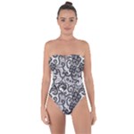 Encaje Tie Back One Piece Swimsuit