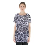 Encaje Skirt Hem Sports Top