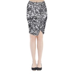 Encaje Midi Wrap Pencil Skirt from ArtsNow.com