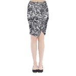 Encaje Midi Wrap Pencil Skirt