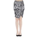 Midi Wrap Pencil Skirt 