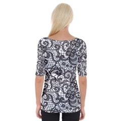 Wide Neckline T-Shirt 