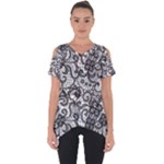 Encaje Cut Out Side Drop Tee