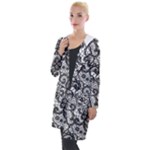 Encaje Hooded Pocket Cardigan