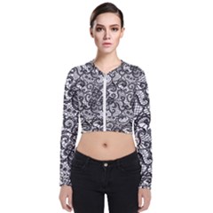 Long Sleeve Zip Up Bomber Jacket 