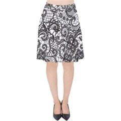 Velvet High Waist Skirt 