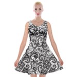 Encaje Velvet Skater Dress