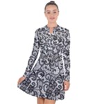 Encaje Long Sleeve Panel Dress