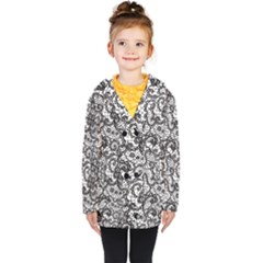 Kids  Double Breasted Button Coat 