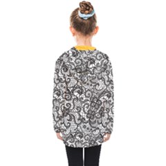 Kids  Double Breasted Button Coat 
