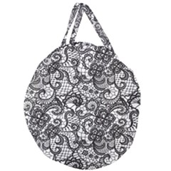 Giant Round Zipper Tote 