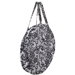 Giant Round Zipper Tote 