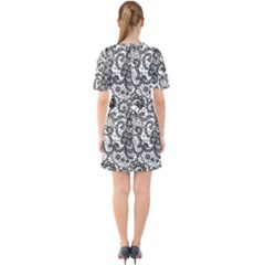 Sixties Short Sleeve Mini Dress 