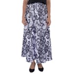 Encaje Flared Maxi Skirt