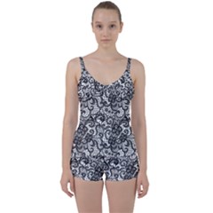 Tie Front Two Piece Tankini 