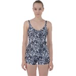 Encaje Tie Front Two Piece Tankini