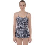 Encaje Babydoll Tankini Set