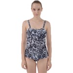 Encaje Twist Front Tankini Set