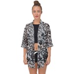 Encaje Open Front Chiffon Kimono