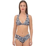 Encaje Double Strap Halter Bikini Set