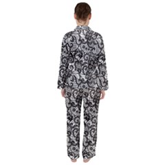 Women s Long Sleeve Satin Pajamas Set 