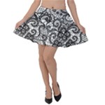 Encaje Velvet Skater Skirt