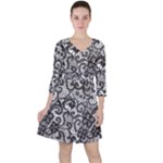 Encaje Ruffle Dress