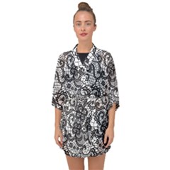 Half Sleeve Chiffon Kimono 