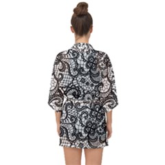 Half Sleeve Chiffon Kimono 