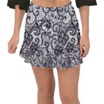 Encaje Fishtail Mini Chiffon Skirt