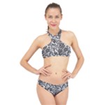 Encaje High Neck Bikini Set