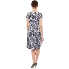 Cap Sleeve Midi Dress 