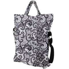 Fold Over Handle Tote Bag 