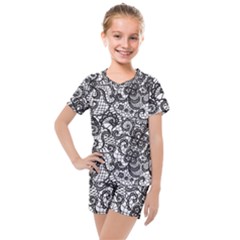 Kids  Mesh T-Shirt and Shorts Set 