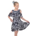 Encaje Kids  Shoulder Cutout Chiffon Dress
