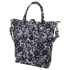 Buckle Top Tote Bag 