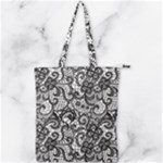 Encaje Double Zip Up Tote Bag