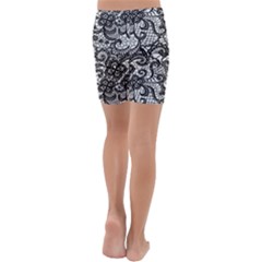 Kids  Lightweight Velour Capri Yoga Leggings 